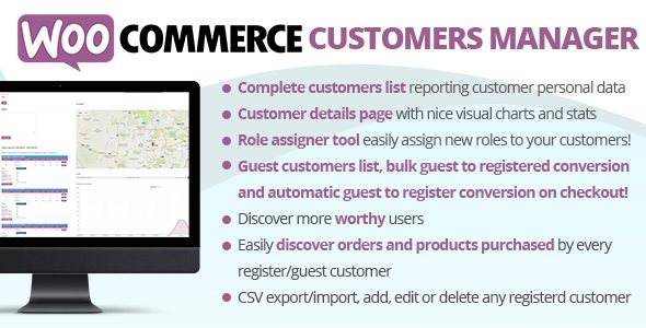WooCommerce Customers Manager v31.9 客户管理插件下载