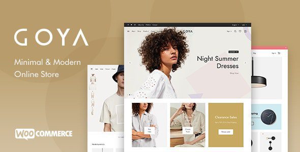 Goya v1.0.9.10 – 现代简约 WooCommerce多功能商城主题免费下载