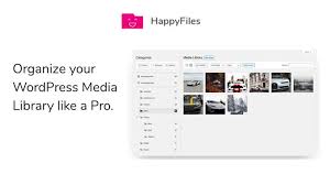HappyFiles Pro v1.9.1 WordPress媒体库管理插件免费下载