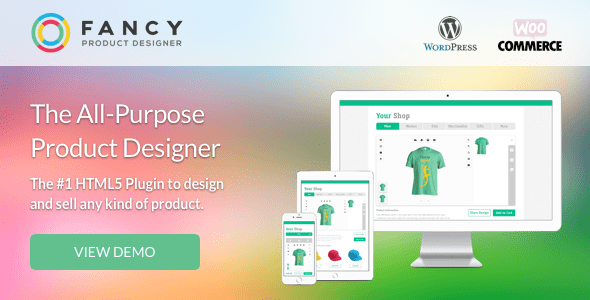 Fancy Product Designer v6.5.1 (with Plus v1.3.5 & Pricing Add-On v1.1.2) 自主设计定制产品插件下载