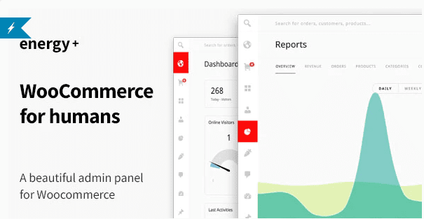 Energy+ 1.3.4 WooCommerce 的漂亮管理面板插件下载