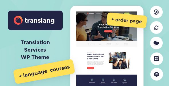 Translang v1.1.7 翻译服务和语言课程 WordPress 主题下载