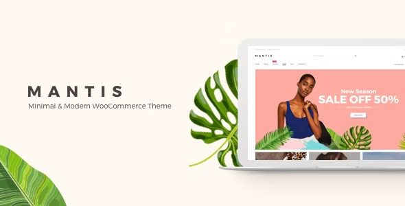 Mantis v.1.3.0 最小的现代风WooCommerce 主题下载