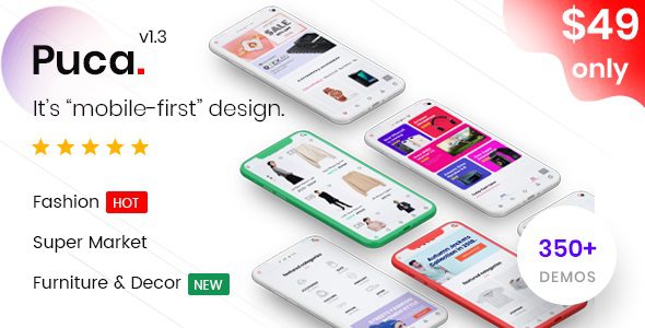 Puca v2.6.47 – 移动端优化的WooCommerce主题下载