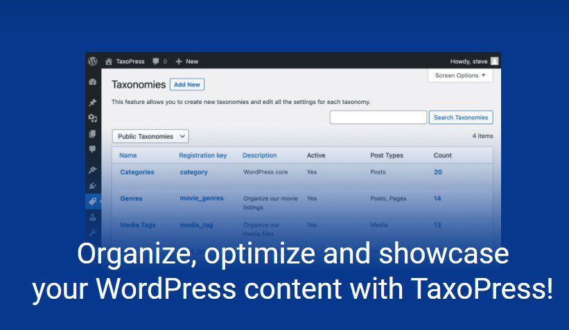 TaxoPress Pro v3.54.0 tags标签、关键词/类别自动添加管理插件下载