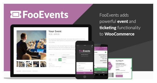 FooEvents – WooCommerce v2.0.18 活动票务插件下载