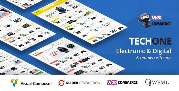 TechOne v3.0.0 – 电子多用途 WooCommerce 主题下载（支持 RTL）