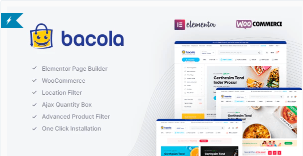 Bacola v1.6.5 杂货店和食品电子商务主题下载