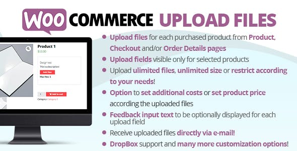 WooCommerce Upload Files v88.6 文件上传插件破解版下载
