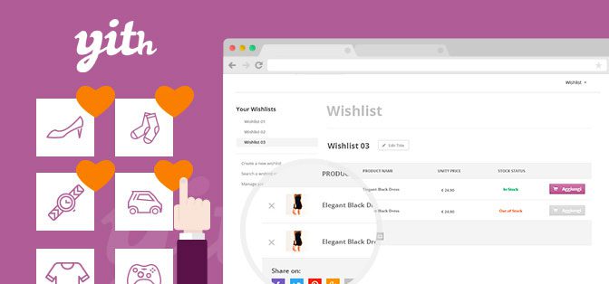YITH WooCommerce Wishlist Premium 4.15.0 心愿单插件下载