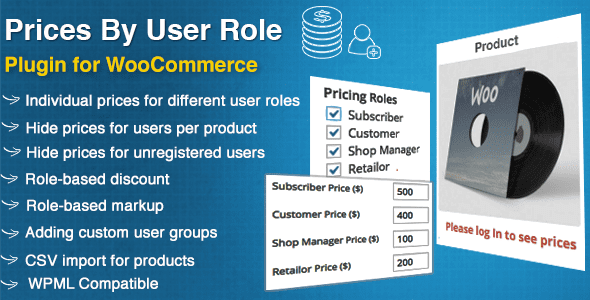 Prices By User Role for WooCommerce v5.2.1.1根据用户角色展示不同价格插件下载