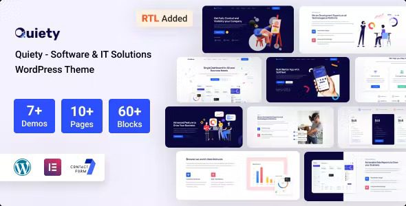 Quiety v6.2.0  软件和 IT 解决方案 WordPress 主题下载