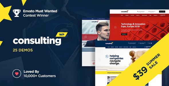 Consulting v6.4.8 – 商业，金融WordPress主题下载
