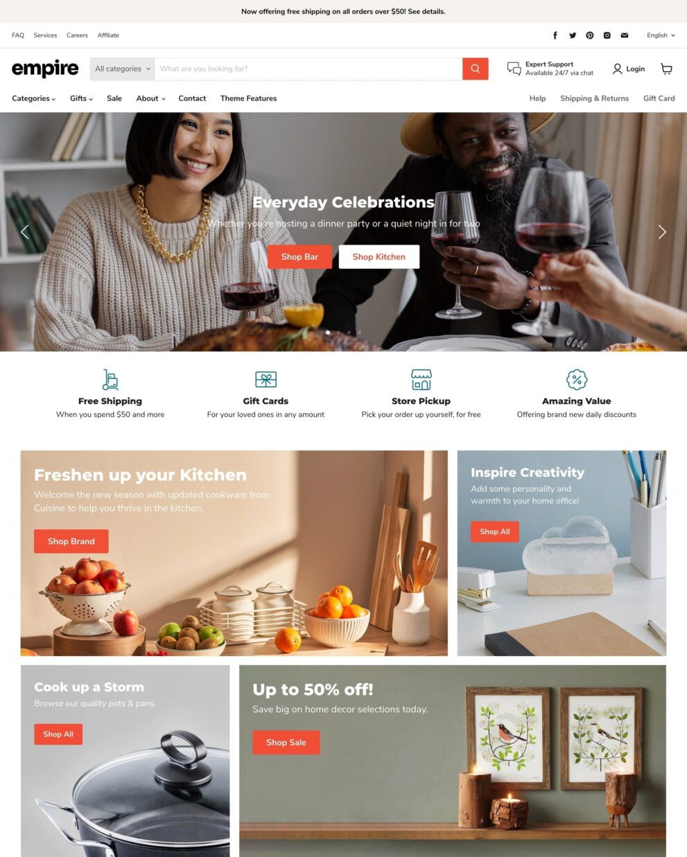Empire v9.1.1 Shopify 主题下载