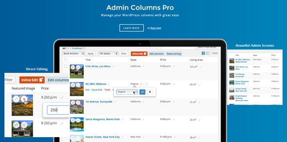 Admin Columns Pro v7.1.7（核心插件）文章自定义管理项插件下载