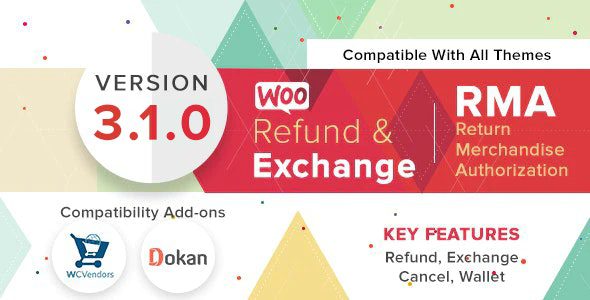 WooCommerce Refund And Exchange With RMA v.3.2.8 退款换货插件下载