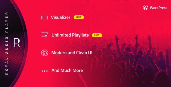 Royal Audio Player WordPress Plugin v6.1 音乐播放插件下载
