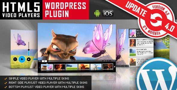 HTML5 Video Player v5.3.4 WordPress HTML5视频播放器插件下载