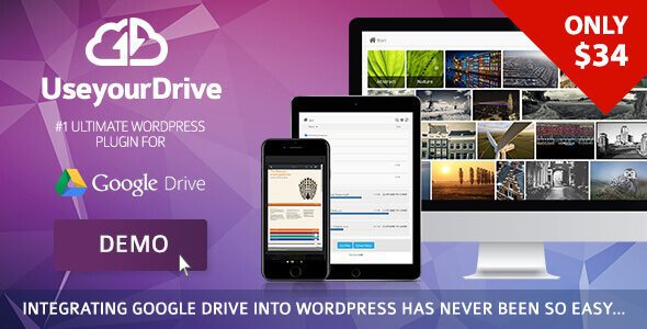 WP Cloud Plugin Use-your-Drive (Google Drive) v3.10 谷歌云集成插件下载
