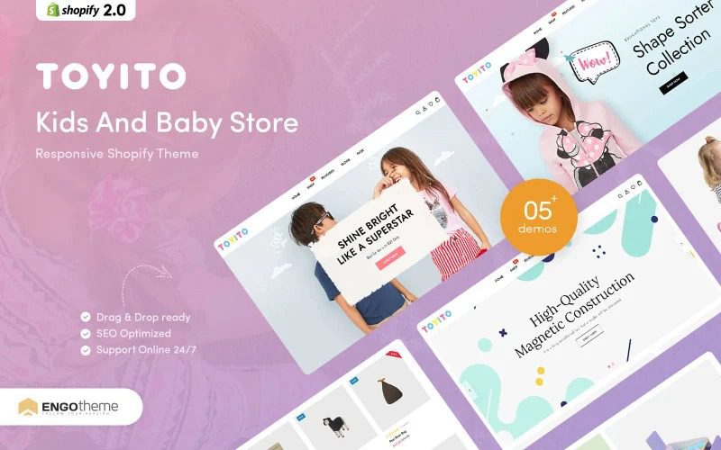 Toyito v1.0.0 儿童和婴儿商店 Shopify 主题下载