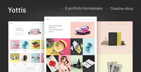 Yottis v1.0.10 个人创意组合 WordPress 主题 + 商店下载