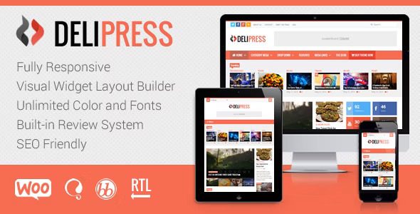 DeliPress v3.9 – 杂志和测评 WordPress 主题下载