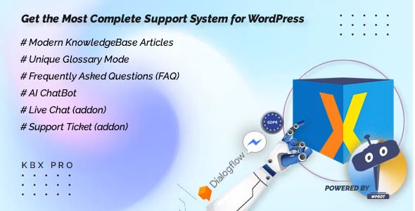 KnowledgeBase Glossary, FAQ & HelpDesk ChatBot v8.0.6 知识库术语表、常见问题解答和帮助台聊天机器人插件下载