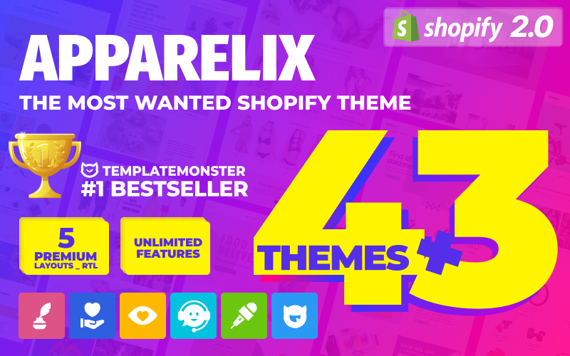 Apparelix v2.0 – 简洁多用途 Shopify 主题下载