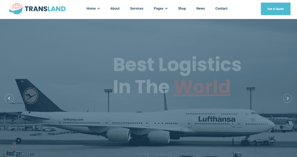Transland v.2.3.0 运输与物流 WordPress 主题下载