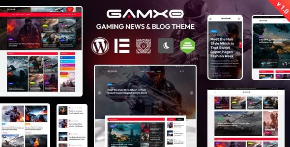 Gamxo v.2.0.6 WordPress 游戏新闻和博客主题下载