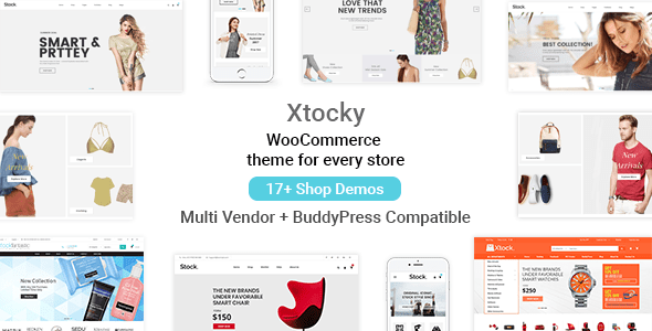 Xtocky v2.8 – WooCommerce 响应式主题下载