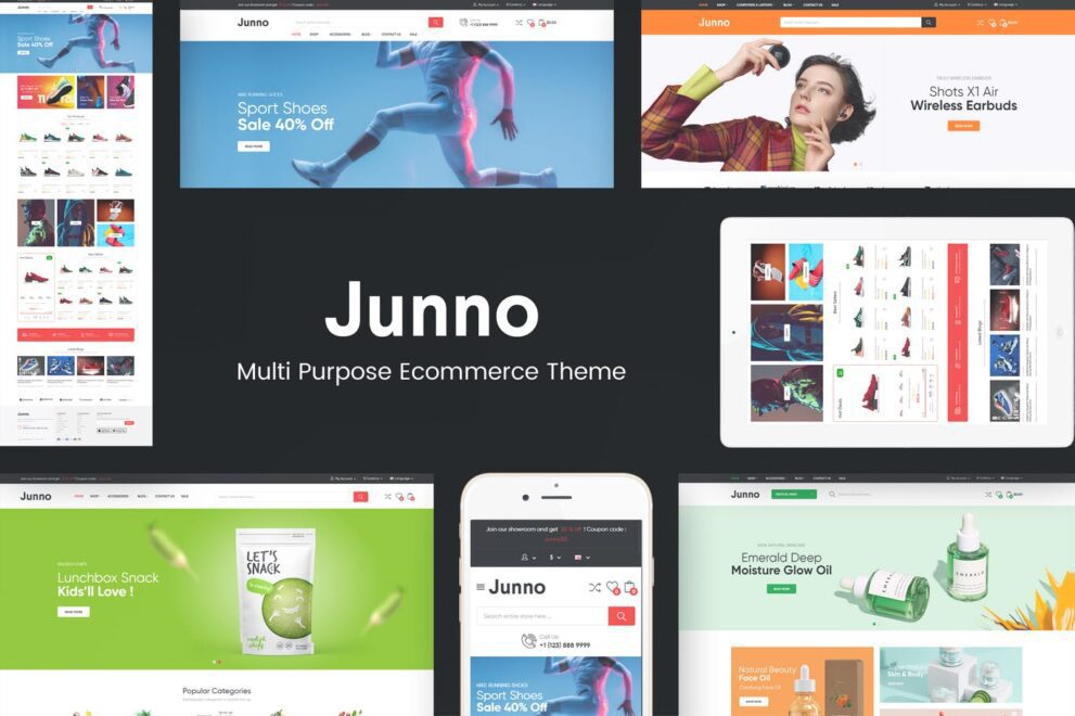 Junno v.1.0.4 多用途 WooCommerce WordPress 主题下载