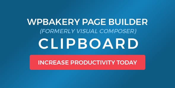 WPBakery Page Builder (Visual Composer) Clipboard v5.0.9 WPBakery元素复制粘贴插件下载