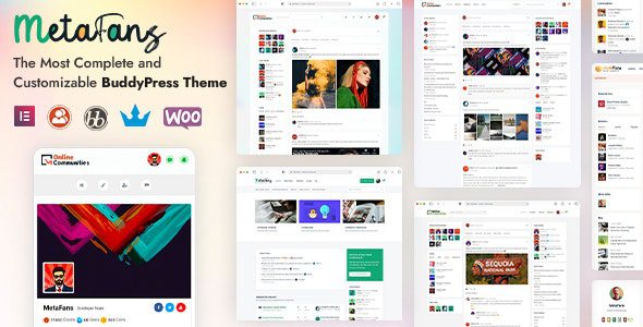 MetaFans v3.4.0 – 社区和社交网络 BuddyPress 主题下载