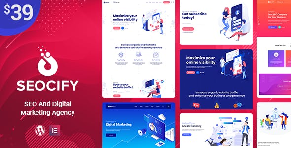 SeoCify v3.8.2 – SEO数字营销机构WP主题下载