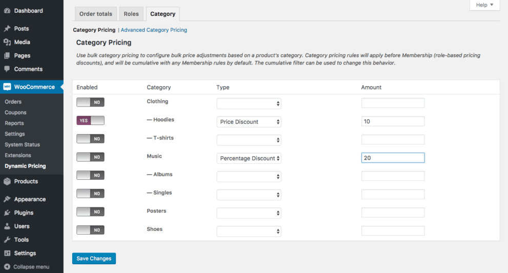 Woocommerce Dynamic Pricing By User Role v.1.8 根据用户角色动态价格插件下载