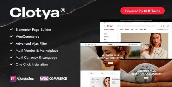 Clotya v1.5.6 时尚商店电子商务主题下载