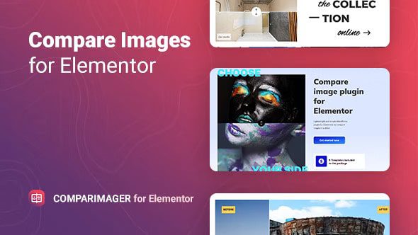 Comparimager v1.0.2 – Elementor 的前后图像比较插件下载
