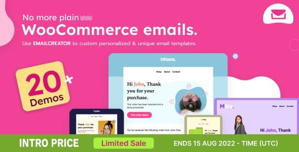 Email Creator v1.1.1 – WooCommerce 电子邮件模板定制器插件下载