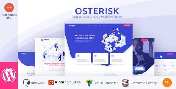 Osterisk v.3.0 – VOIP 和云服务 WordPress 主题