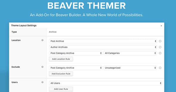 Beaver Builder – Themer v1.6.1 BEAVER THEMER WordPress Plugin高级插件下载
