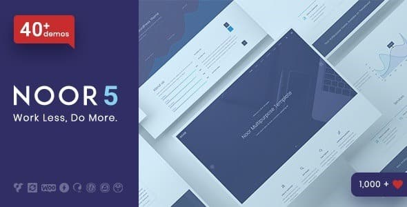 Noor v6.1.0 – 多功能且完全可定制的创意 AMP 主题