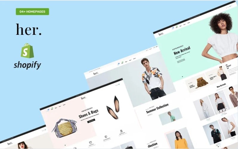 Her Fashion Store – 多用途响应式 Shopify 主题模板下载