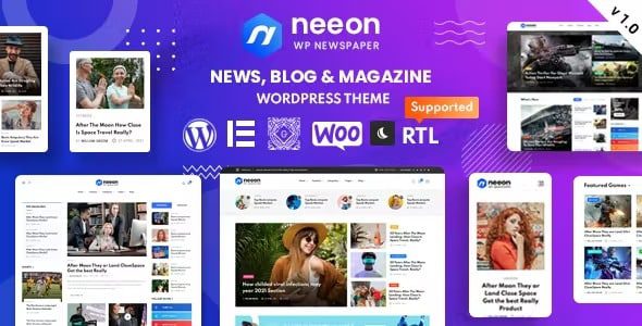 Neeon v3.1.3 WordPress 新闻杂志主题下载