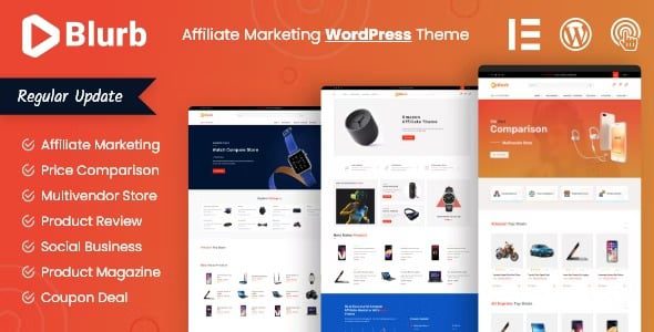 Blurb v.2.1.6 联盟营销 WordPress 主题下载