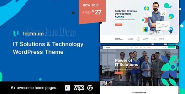 Technum v1.0.4 – IT 解决方案和技术 WordPress 主题下载
