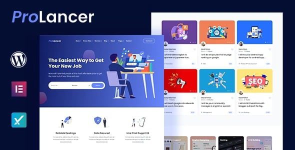 Prolancer Theme v1.4.6 自由工作者市场 WordPress主题下载