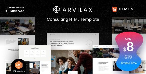 Arvilax v1.1.3 – 商务咨询 WordPress 主题下载
