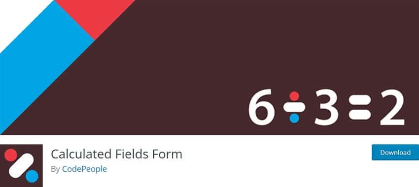 Calculated Fields Form PRO [Platinum] v5.1.118 动态计算表单插件下载