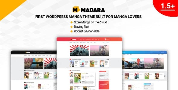 Madara v2.2.7.1 动漫漫画WordPress 主题下载